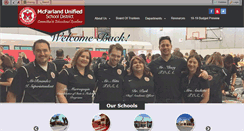 Desktop Screenshot of mcfarlandusd.com