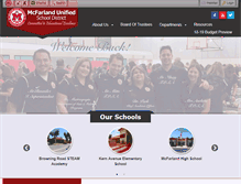 Tablet Screenshot of mcfarlandusd.com