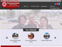 Tablet Screenshot of mcfarlandusd.org